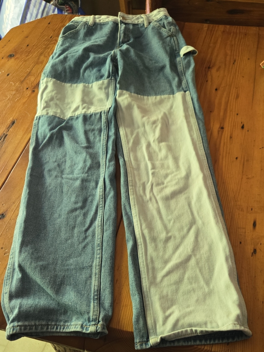 PacSun Two-Tone Jeans 90s Boyfriend Carpenter Jeans Sz 25